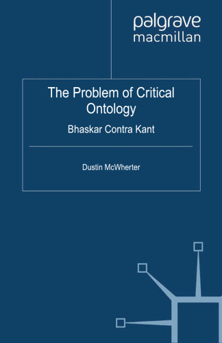 The Problem of Critical Ontology: Bhaskar Contra Kant
