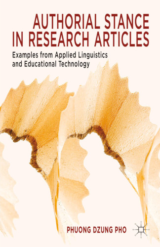 Authorial Stance in Research Articles: Examples from Applied Linguistics and Educational Technology
