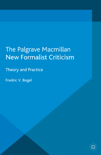 New Formalist Criticism: Theory and Practice