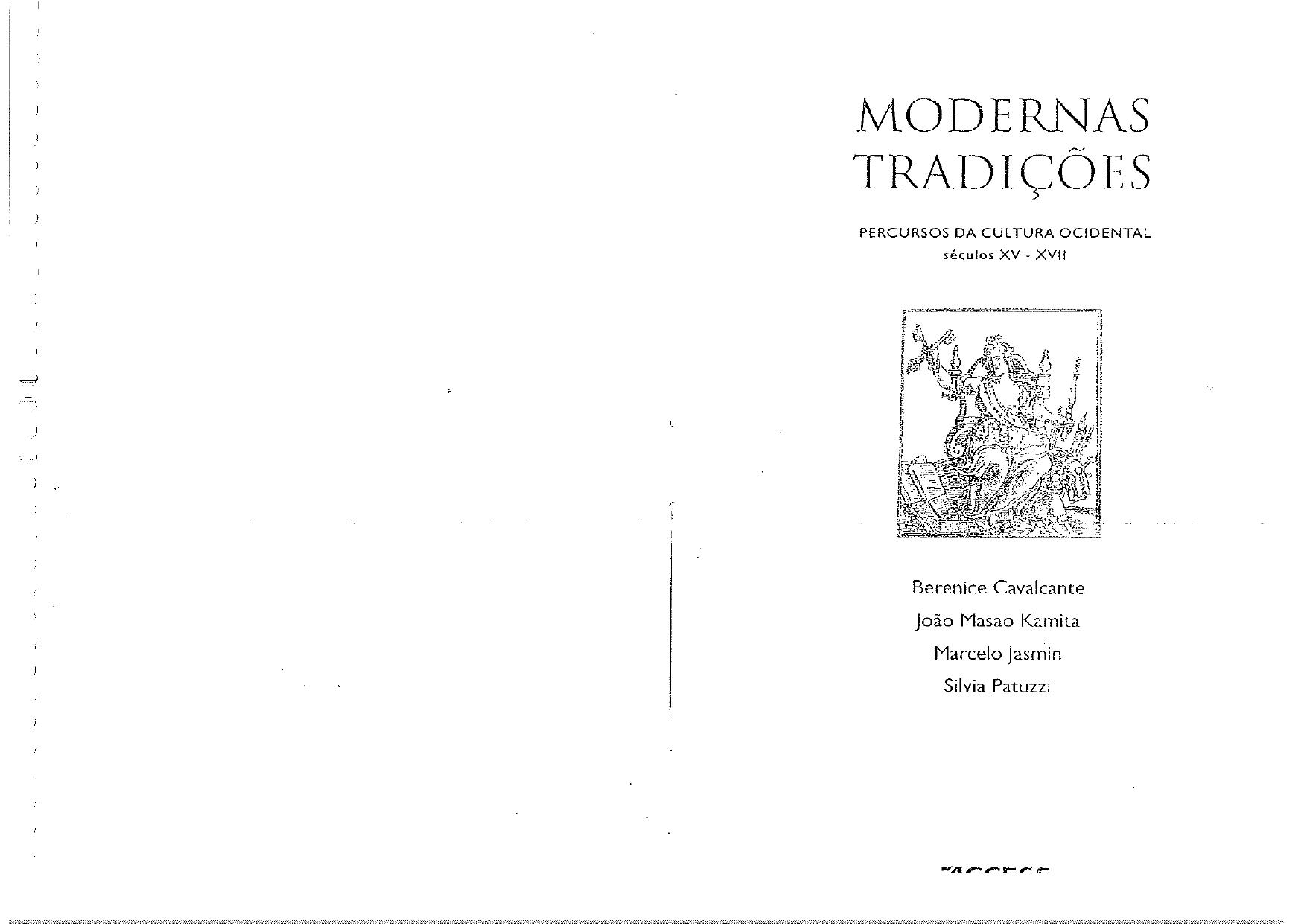 Modernas tradições : percursos da cultura ocidental : séculos XV - XVII [one chapter ONLY]