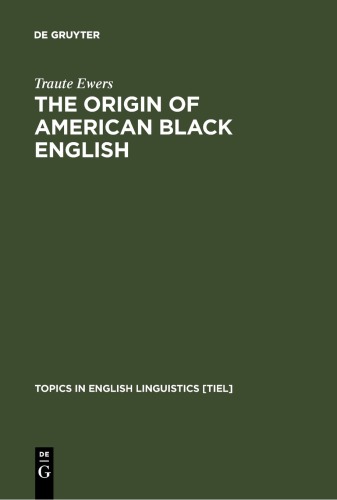 The Origin of American Black English: Be-Forms in the HOODOO Texts