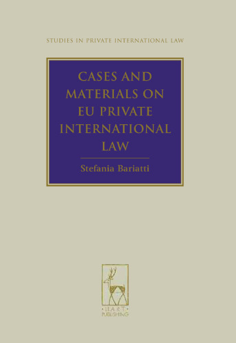 Cases and Materials on EU Private International Law