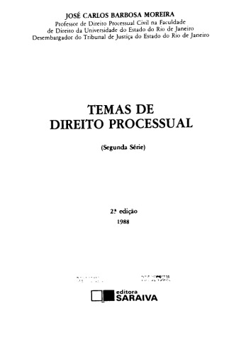 Temas de Direito Processual