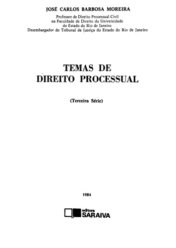 Temas de Direito Processual