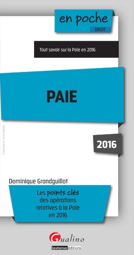 Paie : Tout savoir sur la paie en 2016