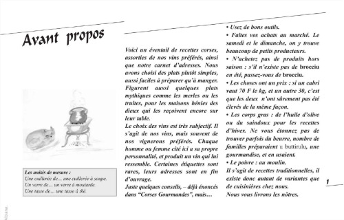 Recettes de cuisine corse traditionnelle