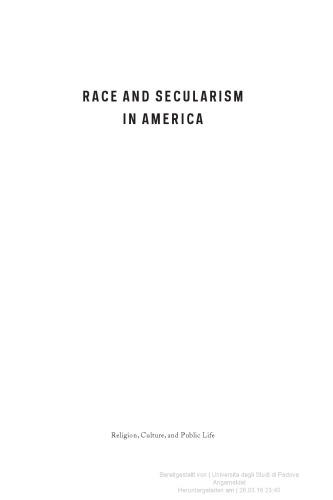 Race and Secularism in America