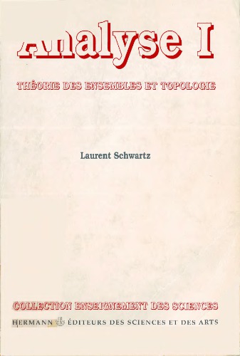 Analyse, 1. Théorie des ensembles et topologie