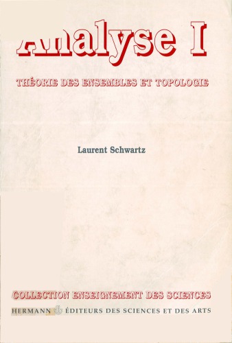 Analyse, 1. Théorie des ensembles et topologie