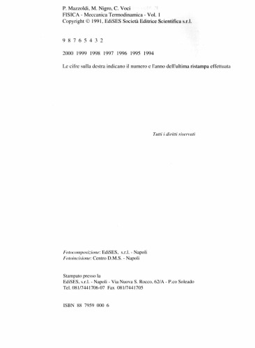 Fisica. 1, Meccanica - termodinamica