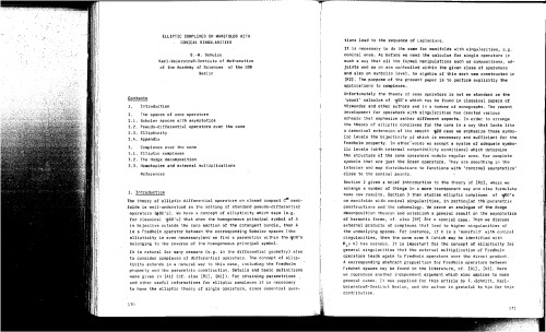 Elliptic complexes on manifolds with conical singularities.