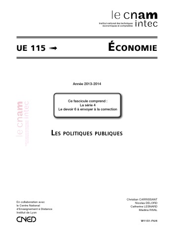 UE 115 Economie serie 4