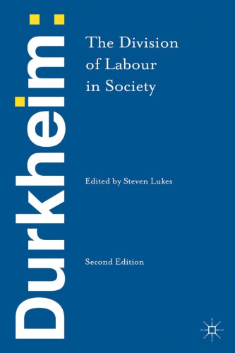 The Division of Labour in Society