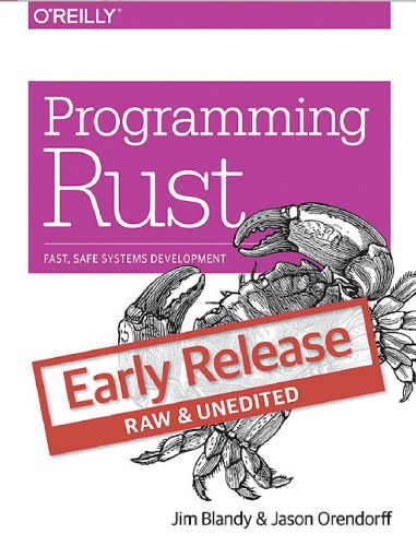 Programming Rust [Early release]
