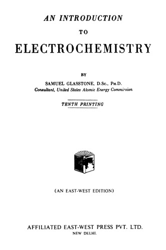 An introduction to electrochemistry