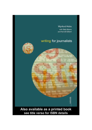 Writing for journalists