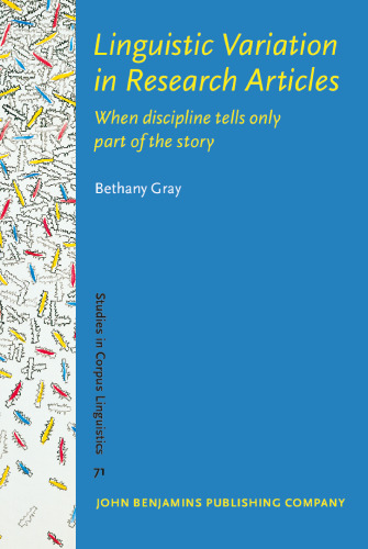 Linguistic variation in research articles : when discipline tells only part of the story