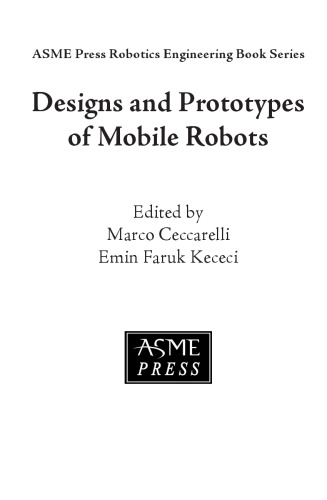 Designs and prototypes of mobile robots