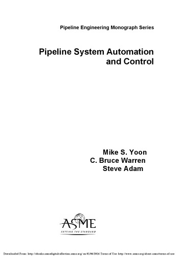 Pipeline system automation and control