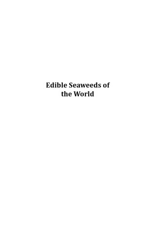 Edible seaweeds of the world