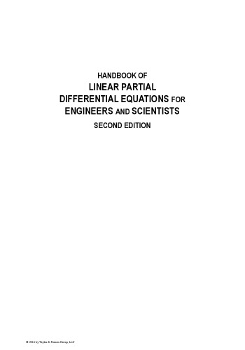 Handbook of linear partial differential equations for engineers and scientists