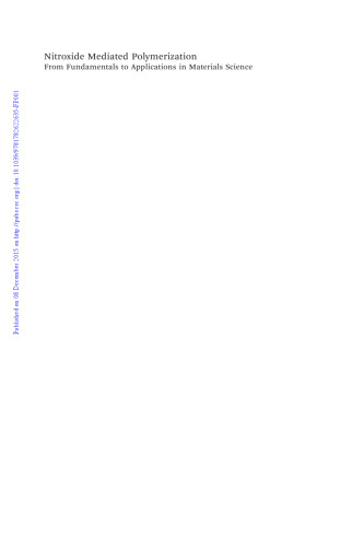 Nitroxide Mediated Polymerization: From Fundamentals to Applications in Materials Science