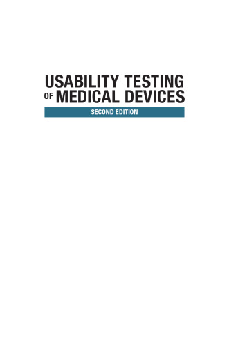 Usability testing of medical devices