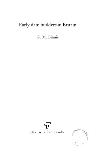 Early dam builders in Britain