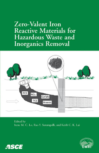 Zero-valent iron reactive materials for hazardous waste and inorganics removal