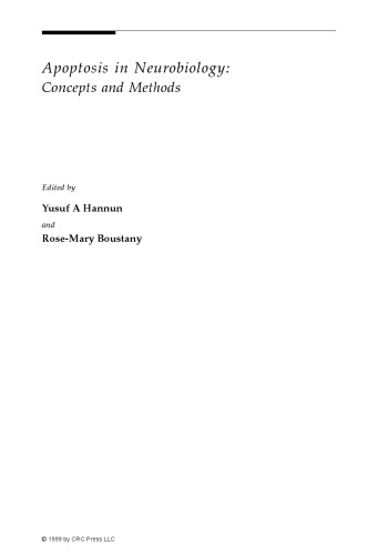 Apoptosis in neurobiology