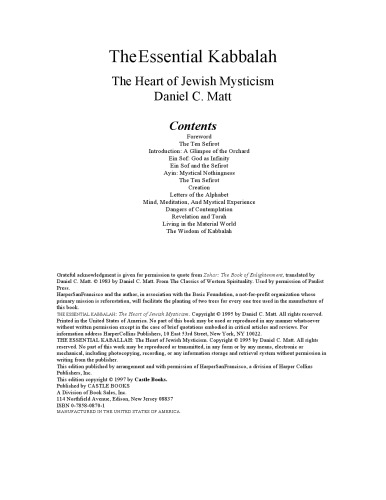 The essential Kabbalah : the heart of Jewish mysticism