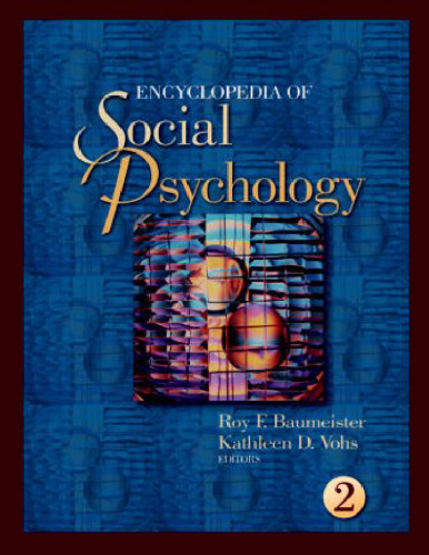 Encyclopedia of social psychology / 1 [A - I]