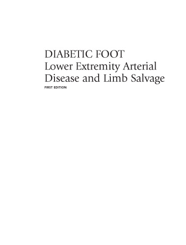 Diabetic foot : lower extremity arterial disease and limb salvage