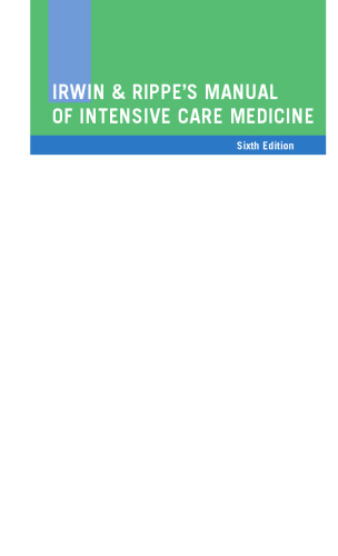 Irwin & Rippe's manual of intensive care medicine