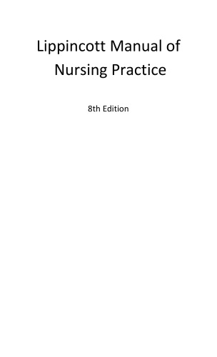 The Lippincott manual of nursing practice