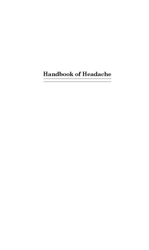 Handbook of headache
