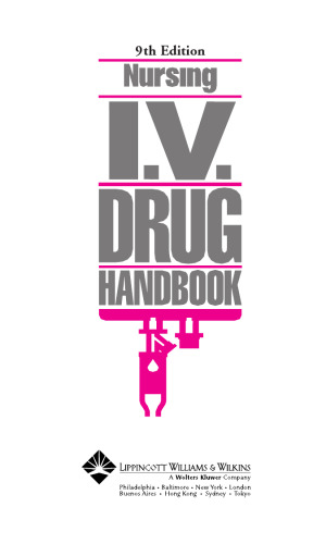Nursing I.V. drug handbook