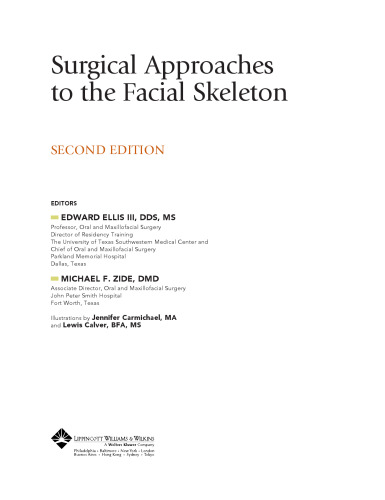 Surgical approaches to the facial skeleton