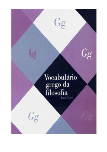 Vocabulario Grego da Filosofia