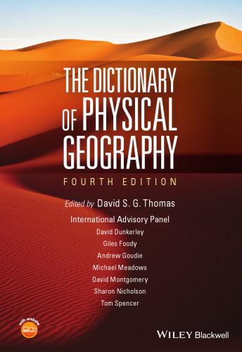 The dictionary of physical geography