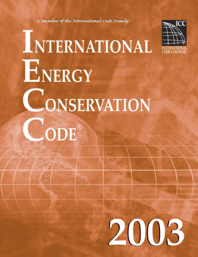 International Energy Conservation Code 2003