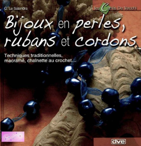 Bijoux en perles, rubans et cordons