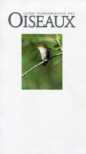 Guide d’observation des oiseaux