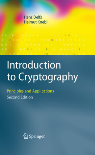 Introduction to Cryptography: Principles and Applications