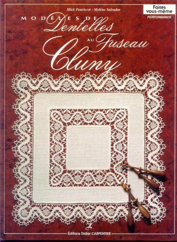 Modèles de dentelles au fusau : Cluny