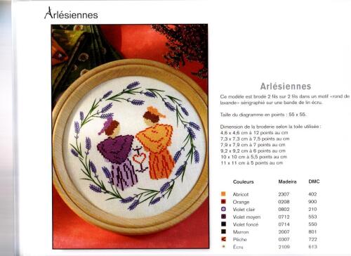 Provence au point de croix