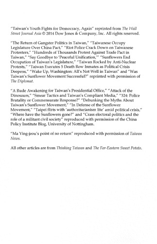 Black Island: Two Years of Activism in Taiwan