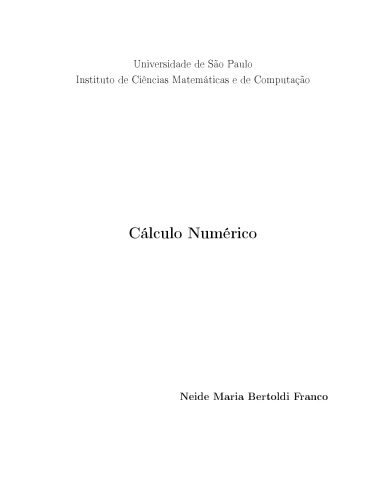 Cálculo Numérico