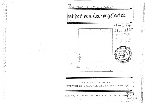 Walther von der Vogelweide