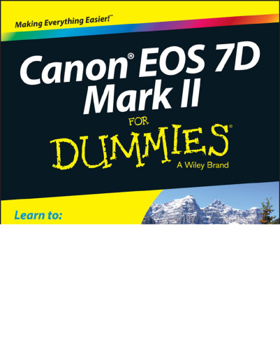 Canon EOS 7D Mark II For Dummies